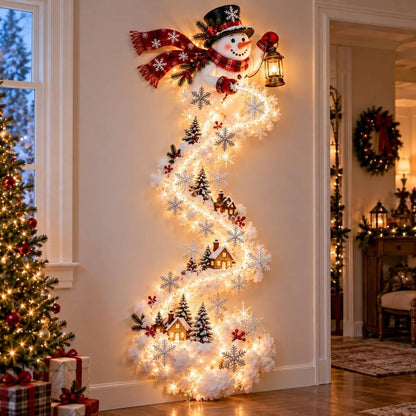 Glowing Christmas Wall Trail – No Tree Needed