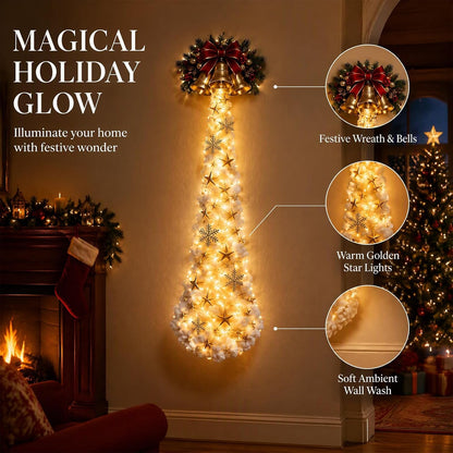 Glowing Christmas Wall Trail – No Tree Needed