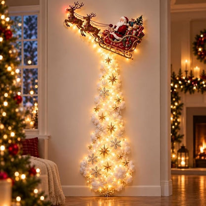 Glowing Christmas Wall Trail – No Tree Needed